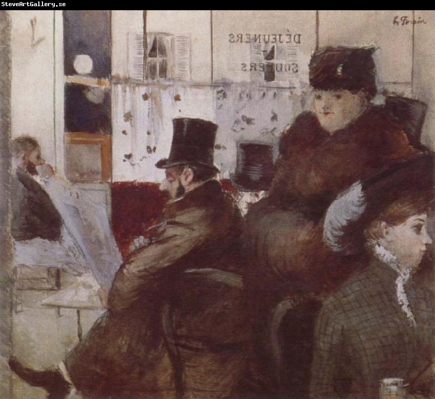 Jean-Louis Forain In the  Cafe